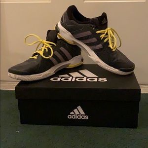 Adidas Adiprene + Slate Grey/Yellow Running Shoes